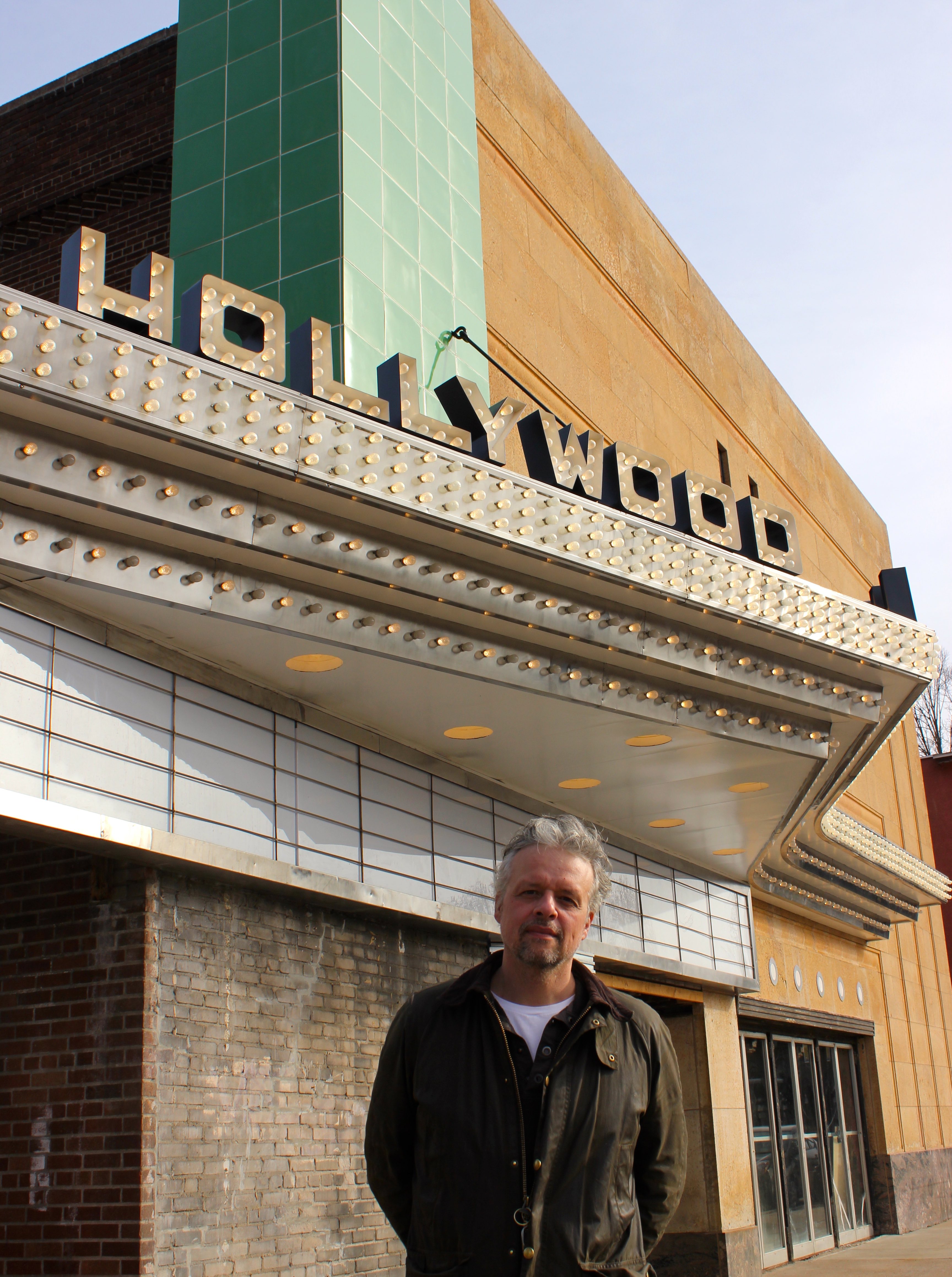 Andrew Volna, owner of the Hollywood Theater, grew up near the movie theater and would visit with his family before it closed in 1987. Photo by Eric Best